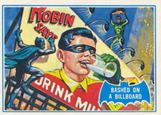 Illustration for article titled The artist behind Topps’ Mars Attacks also did some wild Batman cards